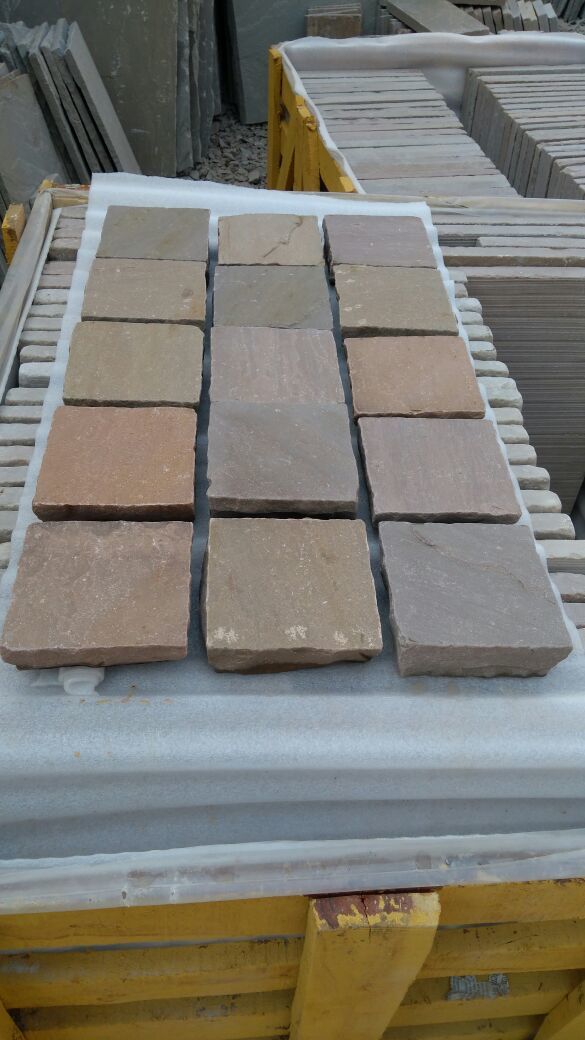 Raj Blend Cobble Slabs