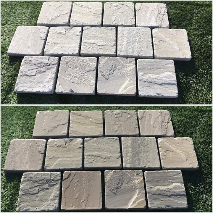Kandla Grey Cobble Slabs