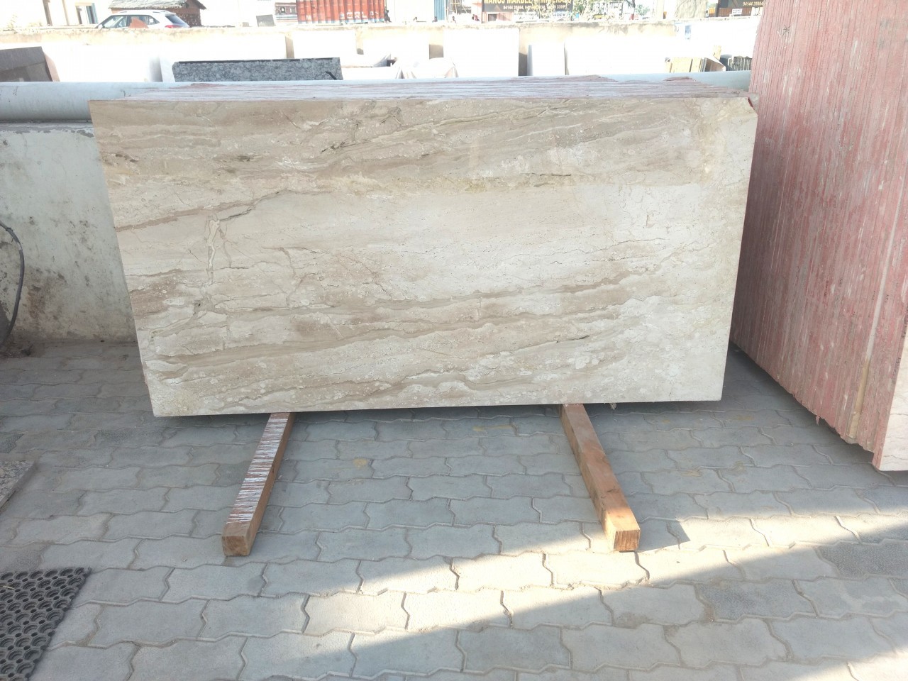 Beige Imported Dyna Marble Slabs