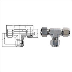 Tee Fittings - Stainless Steel | Corrosion & Abrasion Resistant, Easy to Fit, Durable and Dimensionally Accurate