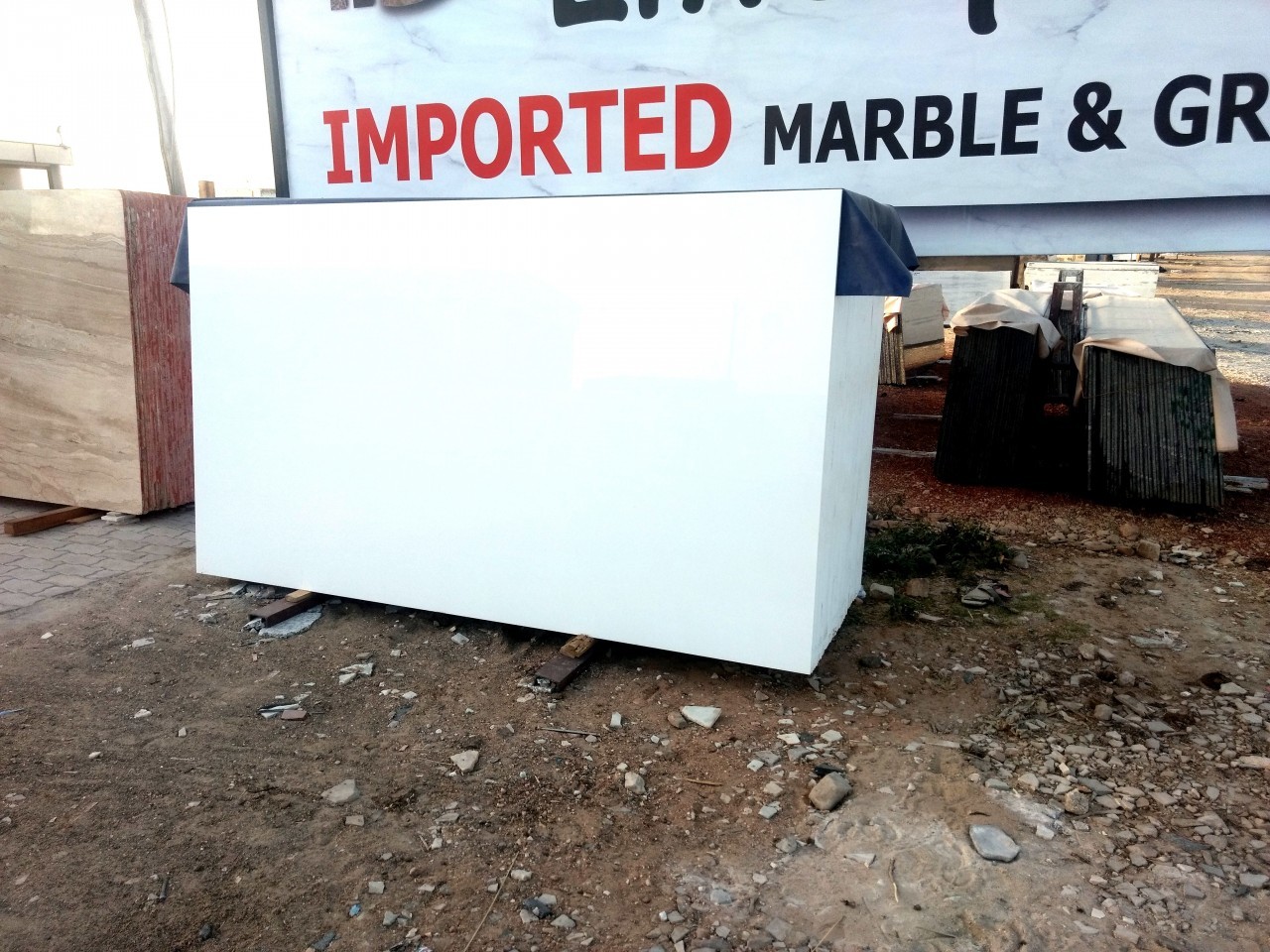 Nano Crystallized White Marble Size: 112*64*100