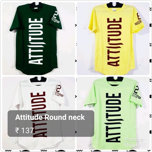 Mens T-shirt - Cotton, Short Sleeves, Round Neck | Available In Blue, White, Black, Grey, Yellow, Red, Sky Blue, Green, Printed Design