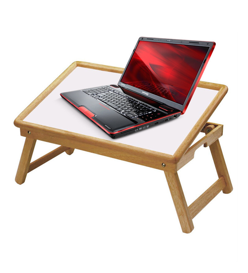 White Laptop Table