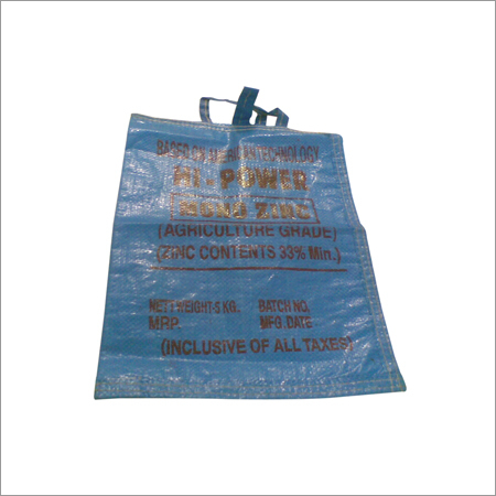 PP Woven Fabric Bags - PP Material, Variable Size, Blue | Durable, Lightweight, Reusable, Handles, Customizable Printing