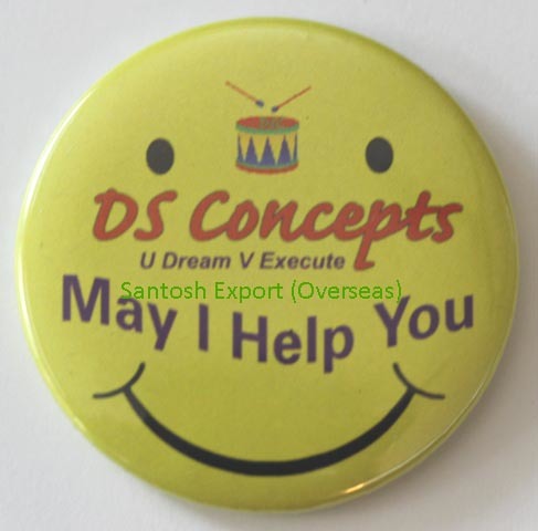 Button Badge - High Quality Tinplate, Diameter 58 Mm, Full Color Printed | Custom Logo Design, Economical Quick Lead Time, Safe Pin And Magnet Attachment