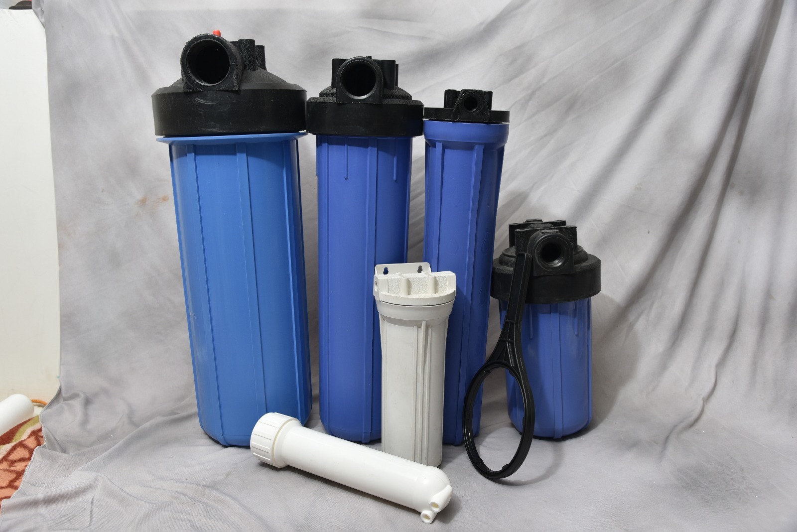 Ro Water Filter - Polypropylene 10"/20" | 63.5mm Diameter, 25.4mm Inlet/outlet, 5 Kgf/cm2 Pressure, Round Shape, Easy Installation