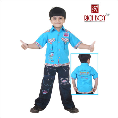 Boy's Casual, Cotton Full Suit