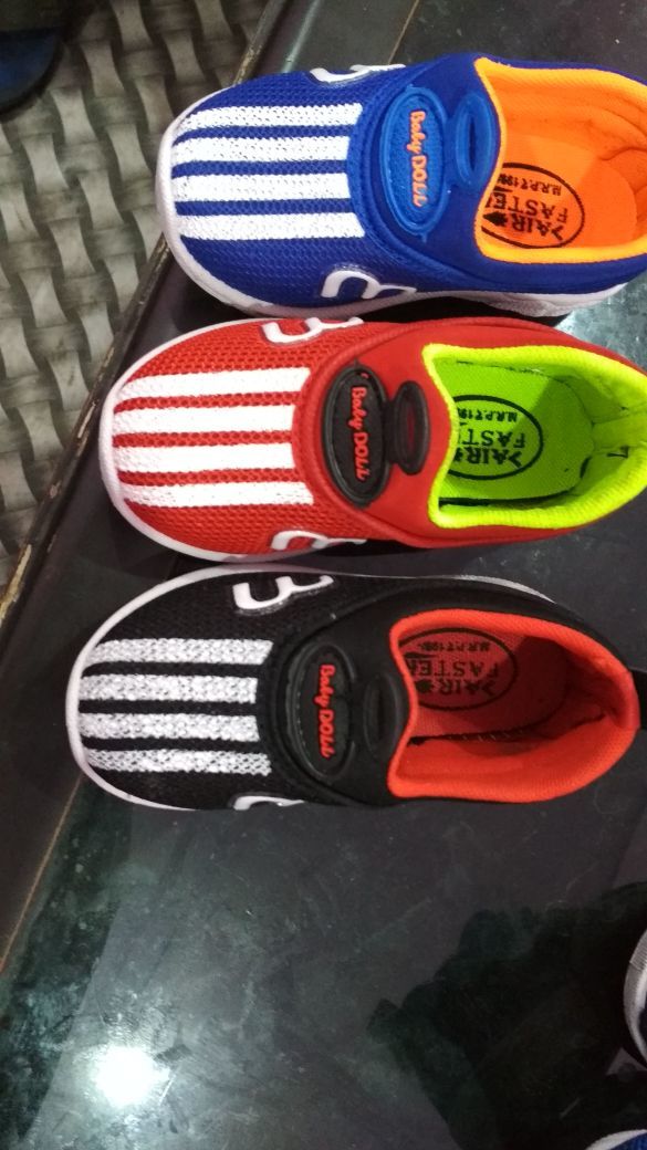 Fancy Kids Sports Shoes - Fabric, Various Sizes Available | Breathable, Washable, Unisex Design, Customized Logo, Round Toe Style, Multi-season Use