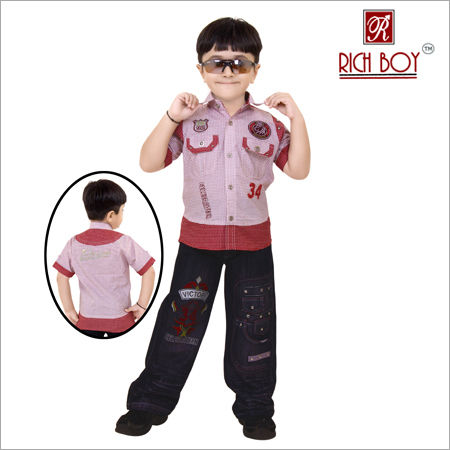 Boy's Casual, Cotton Full Suit