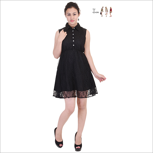 Ladies Collar One Piece Dress