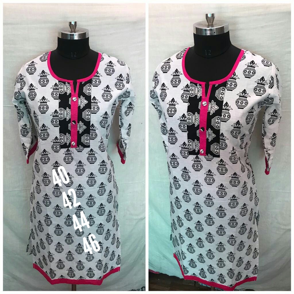 Dry Cleaning Cotton Kurti
