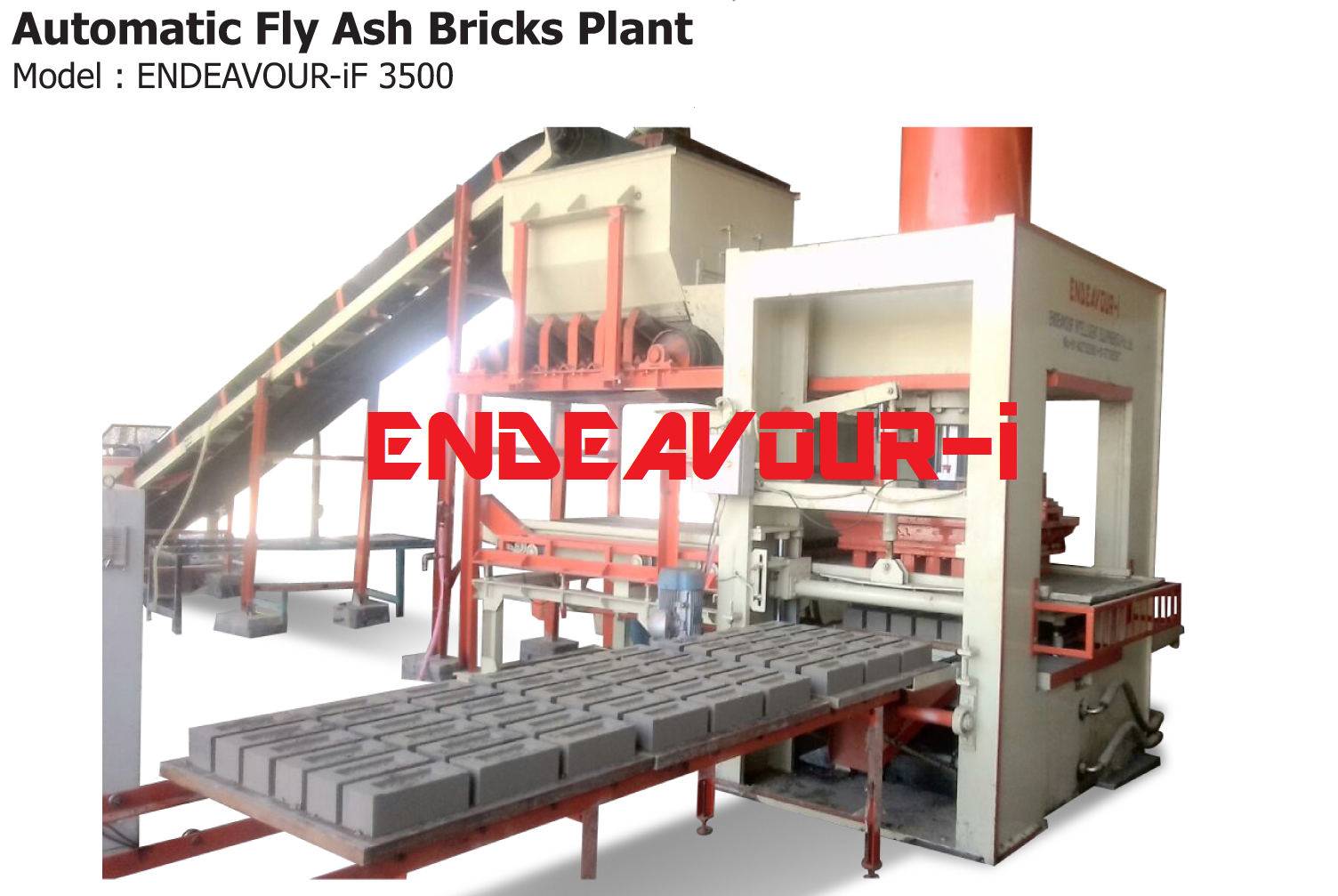 Automatic Fly Ash Bricks Plant - 18 Bricks Per Stroke, 3300-3500 Bricks Per Hour | Plc Control, 1-year Warranty, Heavy Duty Hydraulic Press
