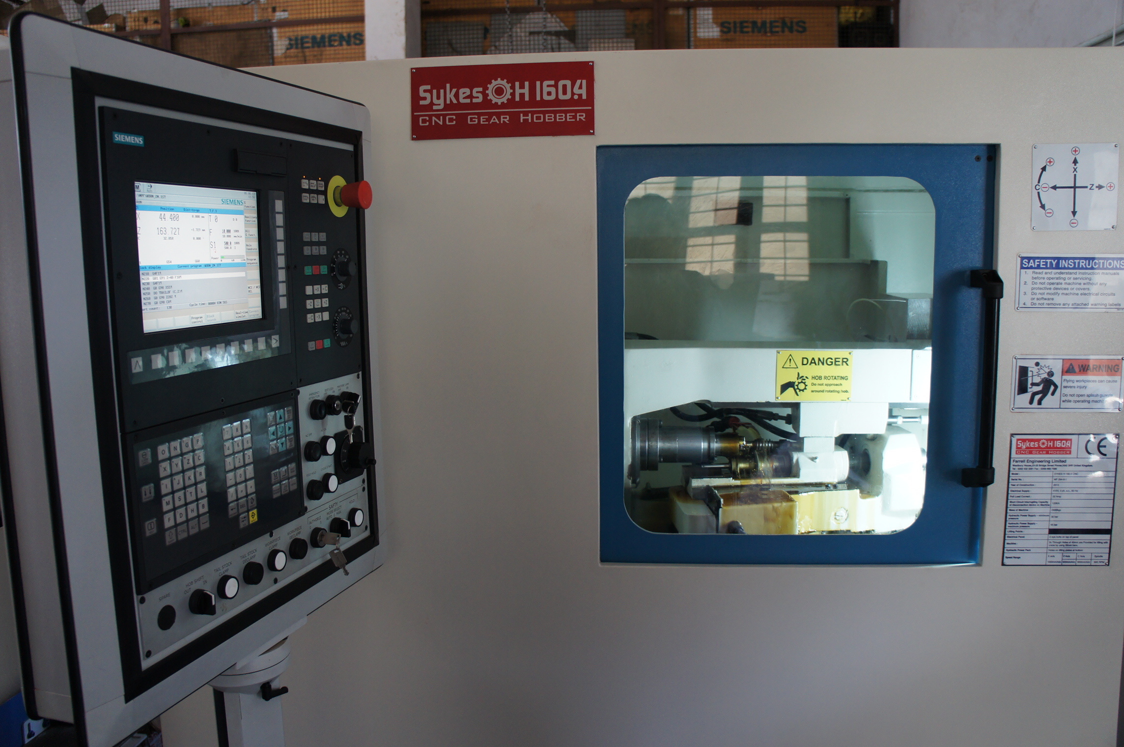 Cnc Gear Hobbing Machine