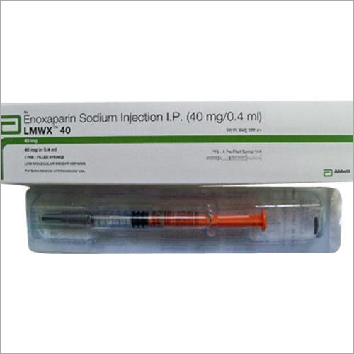 Enoxaparin Sodium Injection Ip Ingredients: Sevoflurane