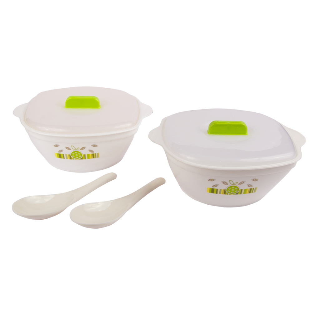 Plastic Serving Bowl Green