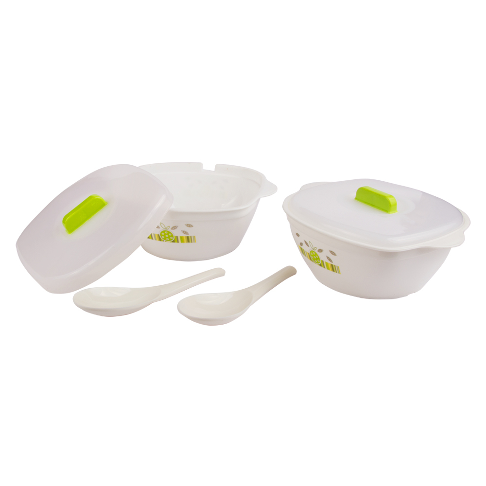 Plastic Serving Bowl Green