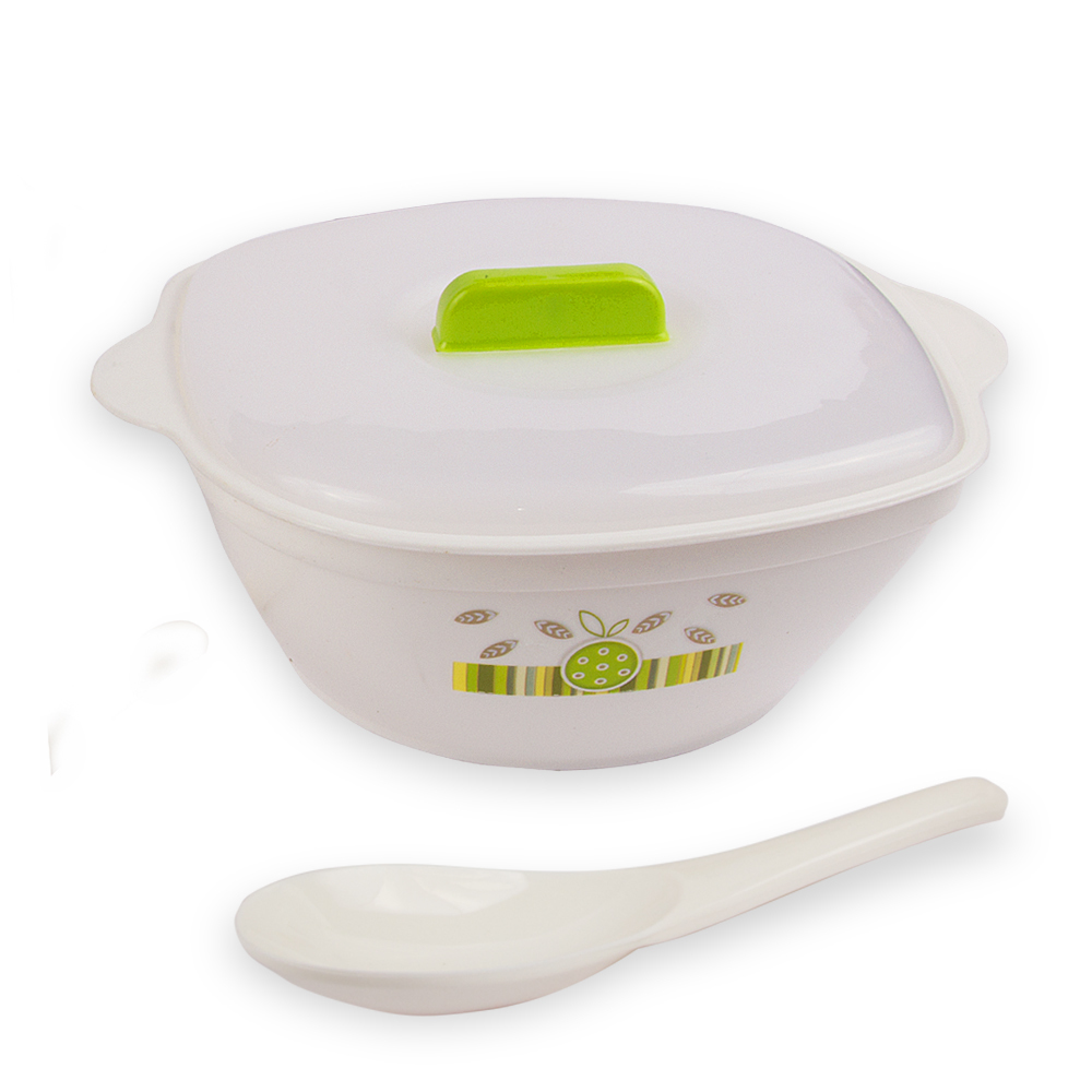 Plastic Serving Bowl Green
