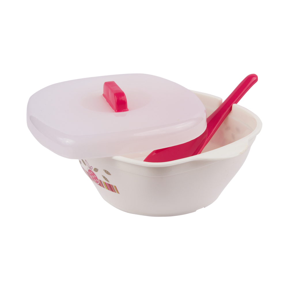 Plastic Serving Bowl Red