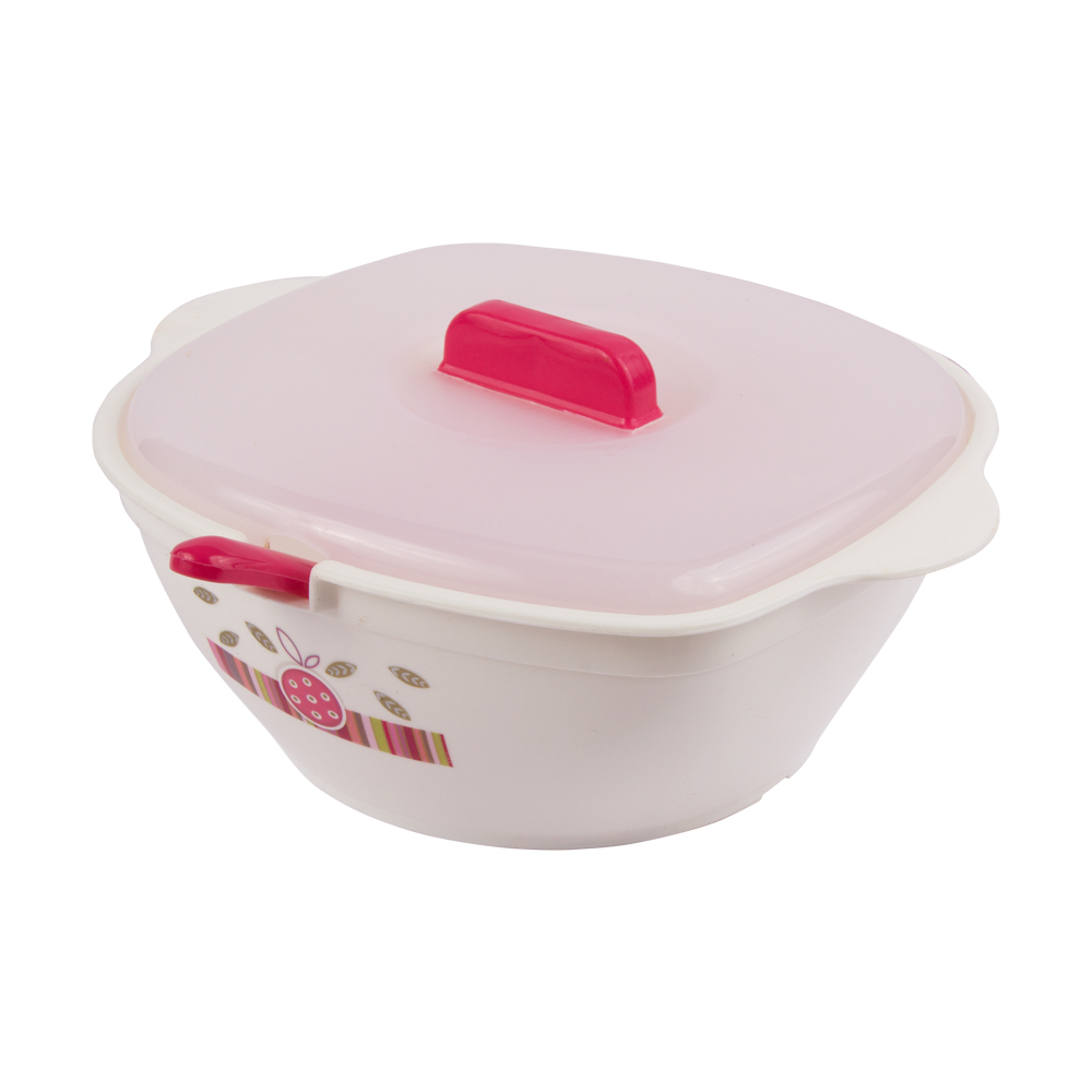 Plastic Serving Bowl Red