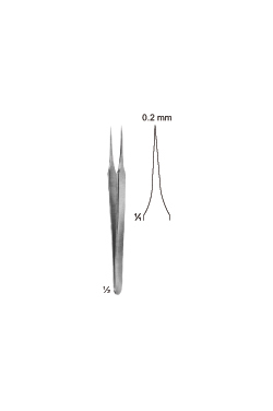 MICRO FORCEPS, JEWELER TYPES - Stainless Steel, 10-20 Grams | Silver Color, Automatic Blood Lancet for Clinical and Hospital Use