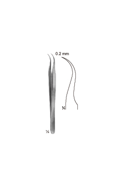 MICRO FORCEPS, JEWELER TYPES - Stainless Steel, 10-20 Grams | Silver Color, Designed for Clinical Purpose in Hospital Settings