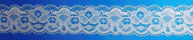 Lycar Lace - Nylon Material | One Sided Design, Ready For Dyeing Color - Versatile Laces For Customization And Personalization