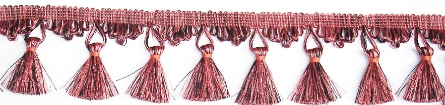 Tassel Lace - Polyester Material, 1.5 Inches Wide, 1 Yard Long | Multicolor Style For Garment Application, 1 Piece