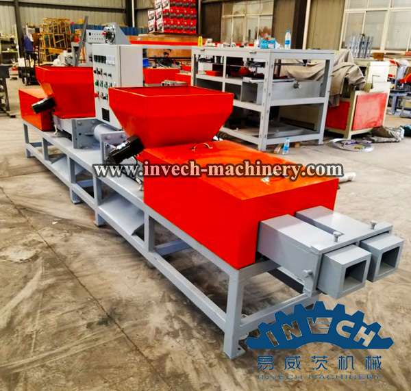 Compressed Shavings Wood Pallet Feet Block Machine