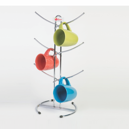 Cup Tree - Stainless Steel, Different Sizes Available, Silver | Modern Style, Easy To Clean, High Strength, 7 Year Warranty, Alluring Look