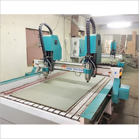 उच्च गति CNC डबल हेड स्टोन राउटर
