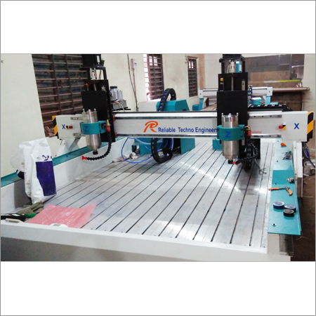 High Speed Cnc Double Head Stone Router Dimension(l*w*h): 7*10*7 Or 9*12*7 Foot (Ft)