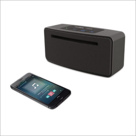 Black Dual Drivers Hifi Stereo Bluetooth Speaker