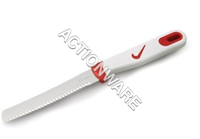 Utility Knife - Stainless Steel Blade, Plastic Handle, Small to Large Size | Lightweight Design, Sharp and Durable, Red and White Color