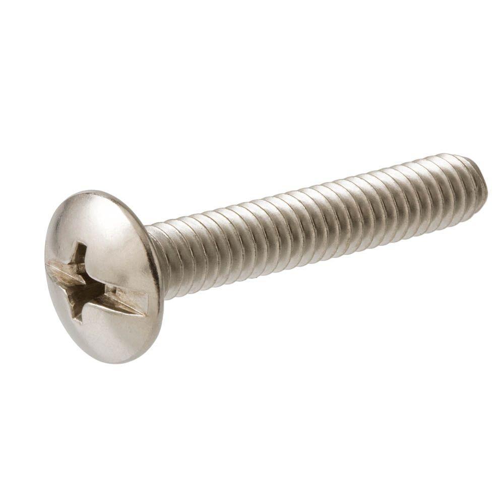 Plated Phillips Truss Head Machine Screw