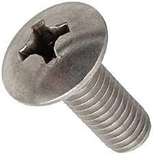 Plated Phillips Truss Head Machine Screw