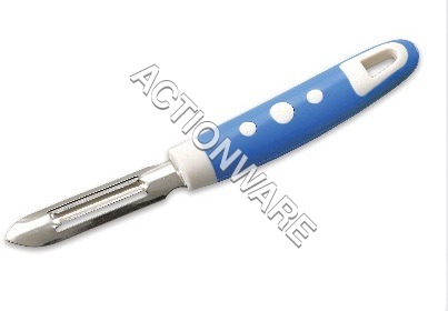 Elegant Peeler - Stainless Steel, Small to Large Size, Blue and White | Made with Durable ABS Plastic, Perfect for Everyday Kitchen Use