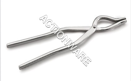 Stainless Steel Kitchen Tongs - 9Mm Half-Round Grip Specifications | Silver Color, Standard Size, Durable Design