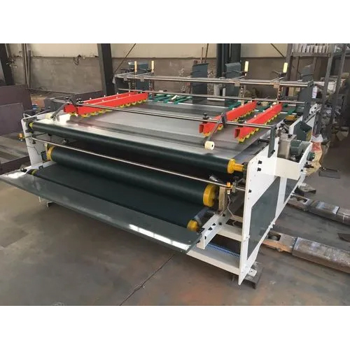 Semi Automatic Folder Gluer Machine - Durable Steel Design, Precision Folding and Gluing Technology