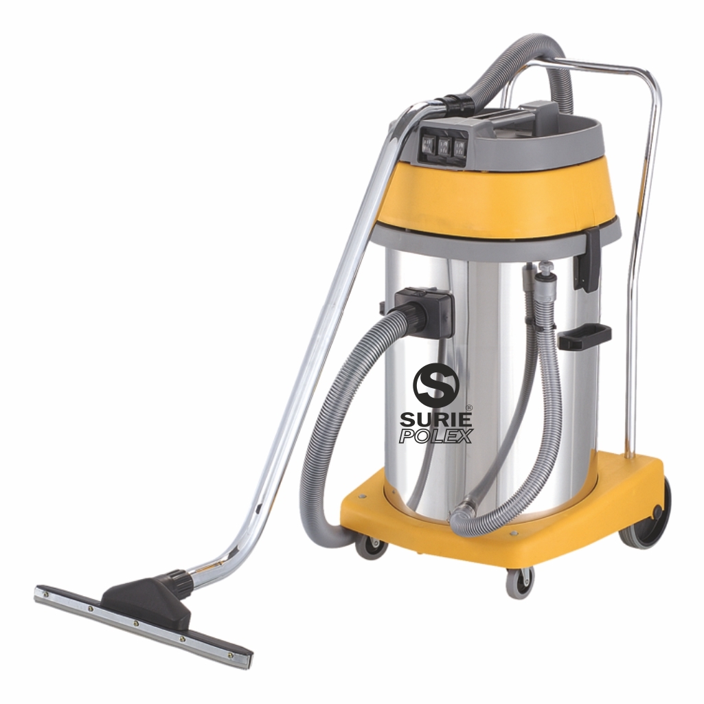 Industrial Vacuum Cleaner - 380v Turbine Motor | Heat Dissipation, Operates With Floor Polisher