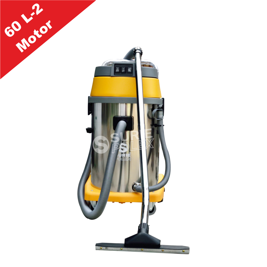 Industrial Vacuum Cleaner - 380v Turbine Motor | Heat Dissipation, Operates With Floor Polisher