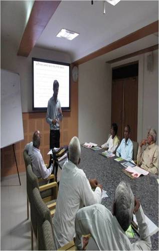 किसानों ने जीजीआरसी का दौरा किया