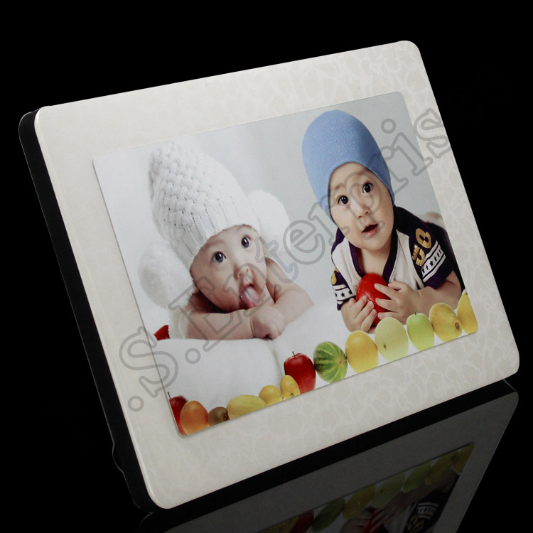 Md-002 Sublimation Crystal Mdf Frame - Mdf Material, 200*300*12mm Size, White Color | Rectangle Shape, 245*145mm Printing Size, 36 Pcs/ctn