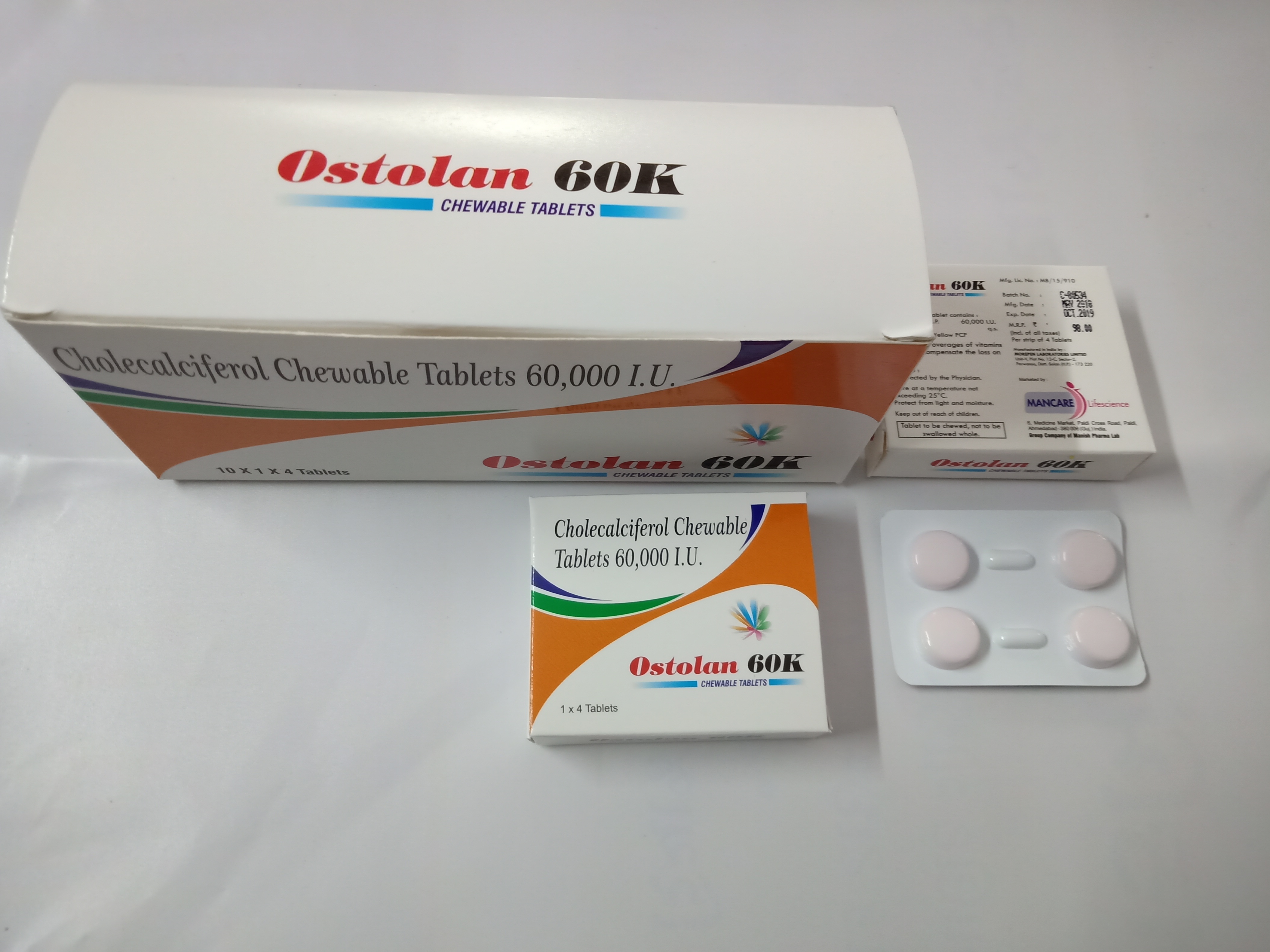 "Cholecalciferol Tab I.p. Chewable Tab