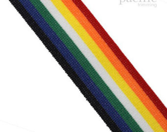 Colored Jacquard Elastic