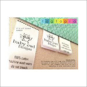Taffeta Labels - High-Quality Fabric, Customizable Size Options, Vibrant Color Variety