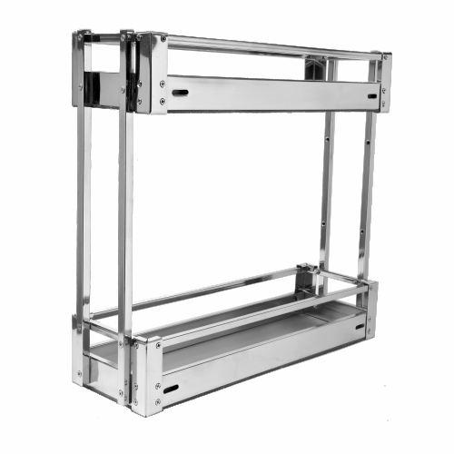 Stainless Steel Bottle Pull Out Basket