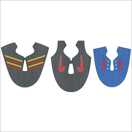 Blue And All Pvc Sticker Shoes