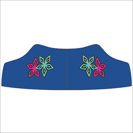 Blue And All Pvc Sticker Shoes