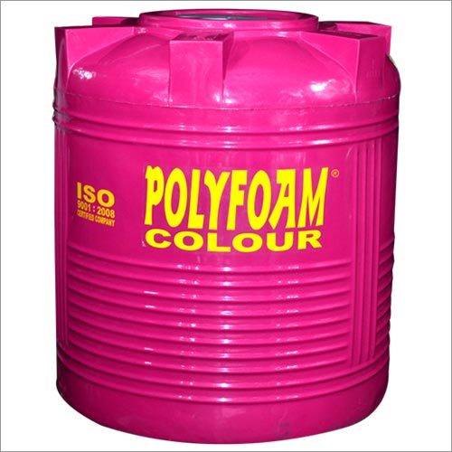 पॉलीफोम रंगीन प्लास्टिक जल टैंक