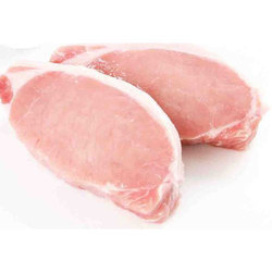 Pink Frozen Pork Chop
